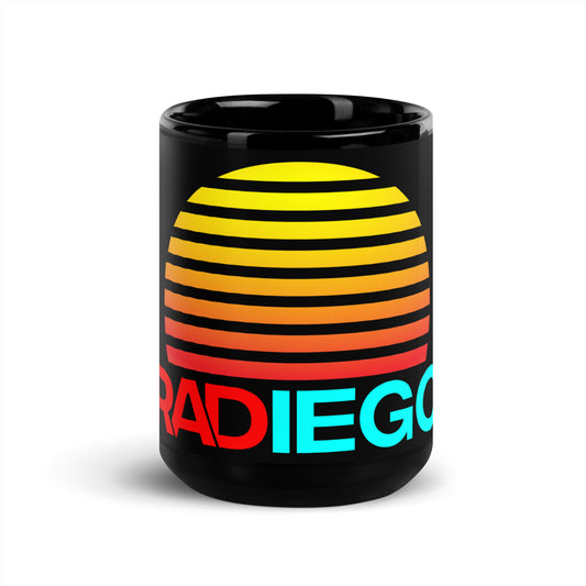 O - RADIEGO SUN LOGO BLACK MUG