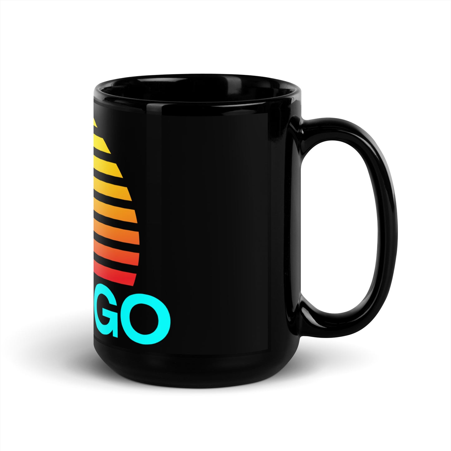 O - RADIEGO SUN LOGO BLACK MUG