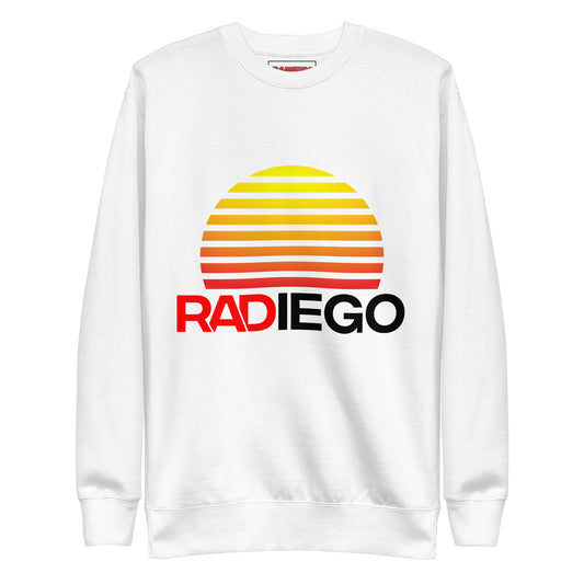 O - RADIEGO SUN LOGO WHITE SWEATSHIRT