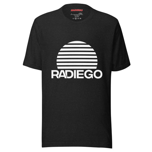 O - RADIEGO WHITE SUN LOGO TEE BLACK