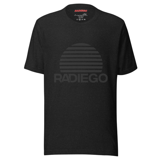 O - RADIEGO BLACK SUN LOGO TEE BLACK