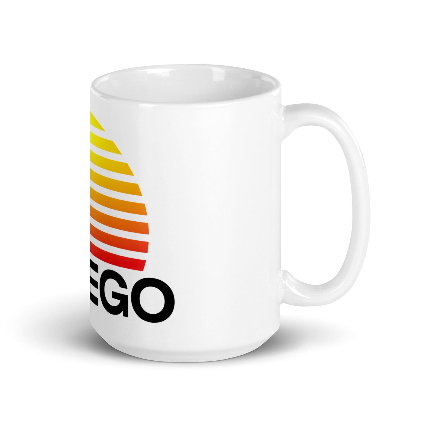 O - RADIEGO SUN LOGO WHITE MUG